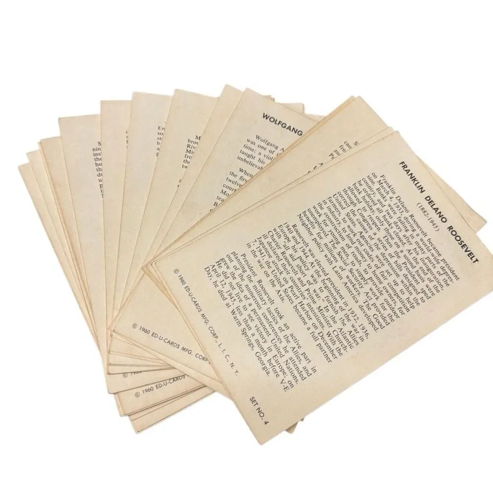 2 Duojector Ed-U-Cards Sets Of Viewer Cards *Read*